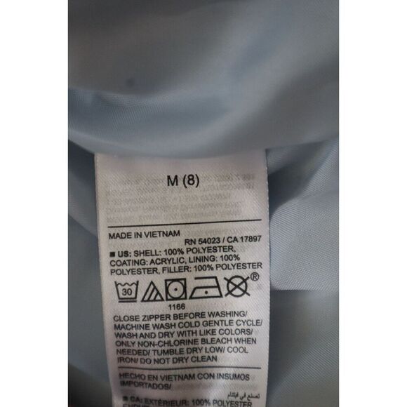 Old Navy 810689 Kid's Sz M (8) Rock Pool Light Blue Full Zip Fashion Puffer Vest - Picture 7 of 11